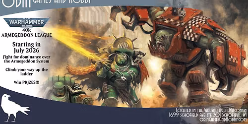 40k Armegeddon League - Warhammer 40k - League event