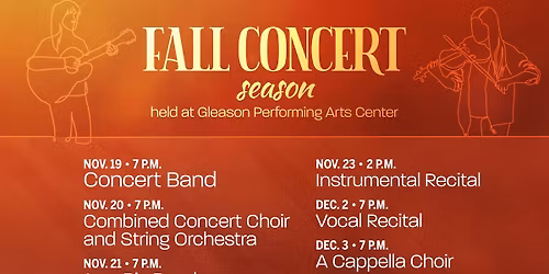 Florida Tech Music Program Fall Concert Season