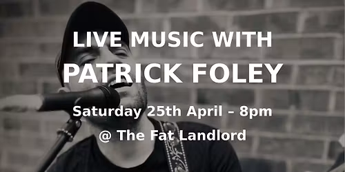 Live Music with Patrick Foley
