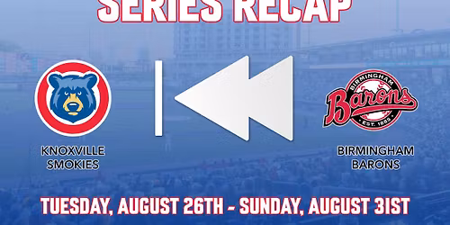 Knoxville Smokies vs. Birmingham Barons