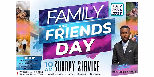 WBFM Family & Friends Day Service