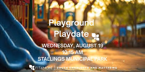 Playground Playdate | Stallings Municipal Park