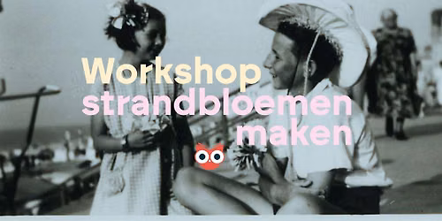 Strandbloemen maken met cr\u00eapepapier