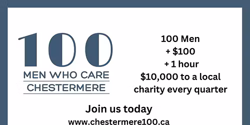 100 Men Who Care Meeting