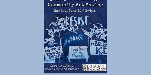 Community Art Making: Cyanotype Printing with Cait!
