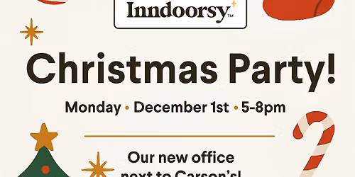 Inndoorsy  Christmas Party! \u2728\u2603\ufe0f