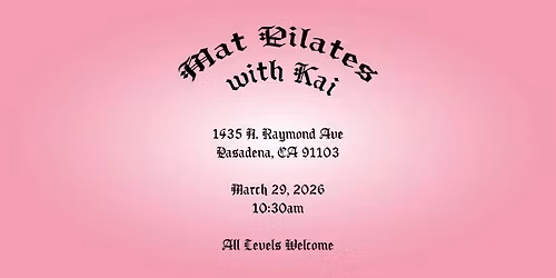 Flow State: Pilates x Sculpt