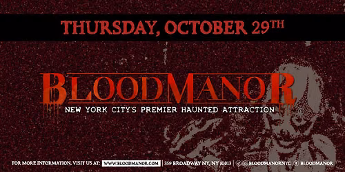 Halloween Weekend: October 29th