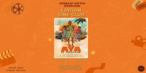 chapter africa bookclub|\u00c9dition Cin\u00e9-club