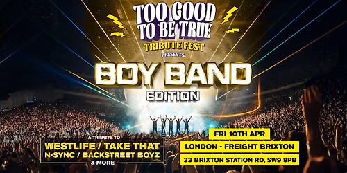 Tribute Festival: Boyband Edition Is Coming To London!
