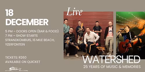 Watershed \u2013 Live at Strandkombuis