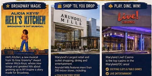 Hell\u2019s Kitchen Play: Arundel Mills Shopping and Maryland Live! Casino
