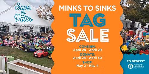 Minks to Sinks Tag Sale - Spring 2026