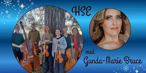 Romjulskonsert med Gunda-Marie Bruce og Hadeland Strykeensemble.