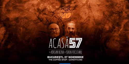 The Coffee Shop Music - Concert Adrian Bezna \u0219i Sorin Poclitaru \u201eAcas\u0103 57\u201d