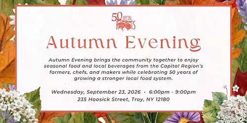 Autumn Evening: A Celebration of Food & Community