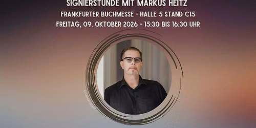 Signierstunde mit Markus Heitz auf der Frankfurter Buchmesse