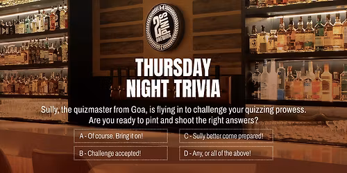 Thursday Night Trivia