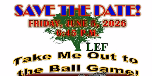 \u26be Take Me Out to the Ball Game! | LEF Fundraiser Night