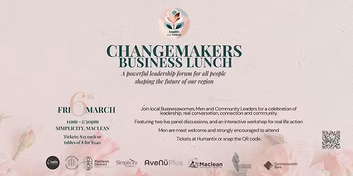 Amplify our Voices: Changemakers Business Lunch
