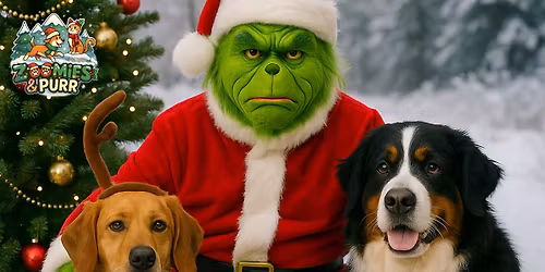 Zoomies & Purr Holiday FREE Grinch Pet Photos