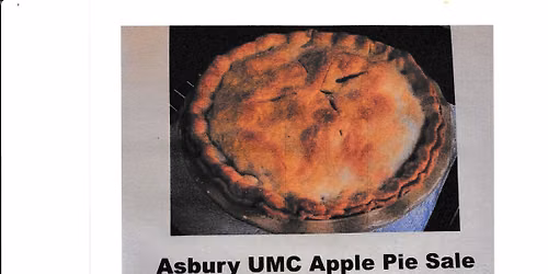 Asbury UMC Apple Pie Sale