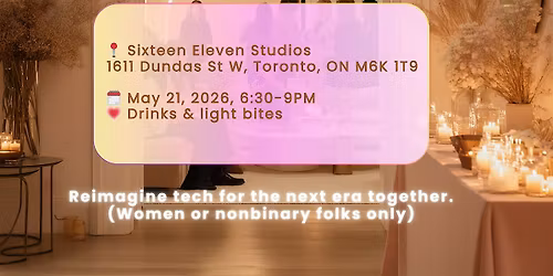 Women Building the Future: A Salon for Women in Tech