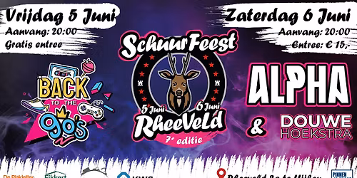 Schuurfeest Rheeveld 2026
