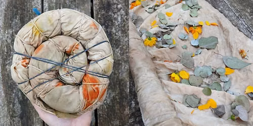 Eco Printing on Fabric