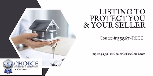 Realtor FREE 2 HR CE-Listing To Protect You & Your Seller-June 16th