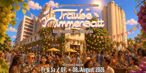 Traube Nimmersatt 2026 : Das Weinfest am Osthafen