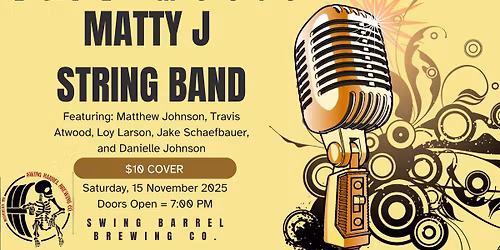 Matty J String Band - Live @ Swing Barrel 
