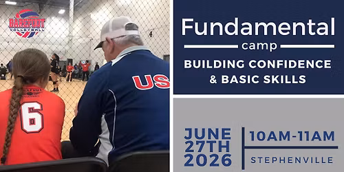 2026 Barefoot Volleyball Fundamental Camp