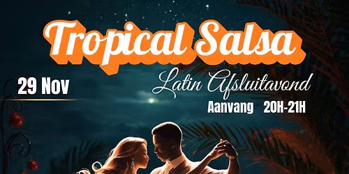 Afsluitavond zaterdag 29 November 🕺💃