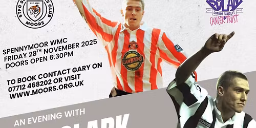 Evening with Lee Clark + Comedian + hot supper