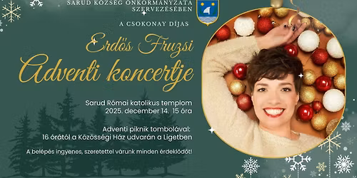 Erd\u0151s Fruzsi Adventi templomi koncertje
