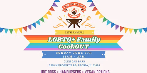 12th Annual LGBTQ+ Family CookOUT