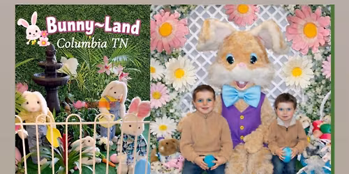 Official EASTER BUNNY Photos & Animatronic Walk-Through Display