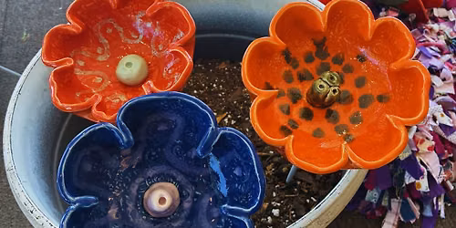 Class: Wild Flower Birdbath