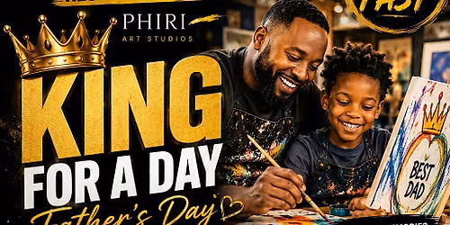 KINGS & CANVASES Father's Day Sip, Paint & Create Experience