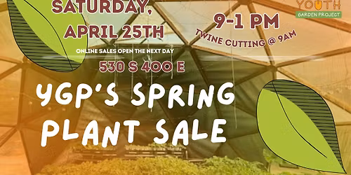 Spring Plant Sale
