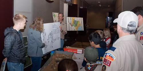 Scout Geology Merit Badge Program at the HGMS Annual Gem, Mineral, Jewelry & Fossil Show