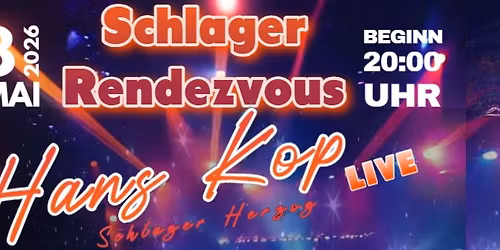 Schlager-Rendezvous in der Cameo-Lounge! 