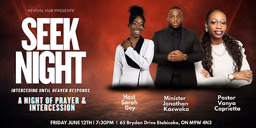 REVIVAL HUB: SEEK NIGHT
