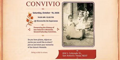 October Convivio: Remembering the past and honoring our ancestors.