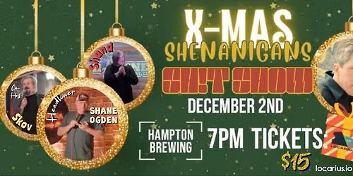 X-Mas Sh!t Show: An eve of festive stand-up at Hampton Brewing