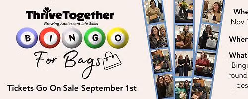 Bingo for Bags Annual Fundraising Event Benefitting Thrive Together