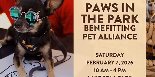 Paws in the Park 2026