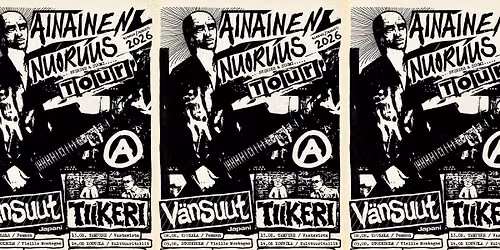 Tiikeri (FI) + V\u00e4nsuut (JP) + Martin Savage Gang + Morsure | B\u00e5ten