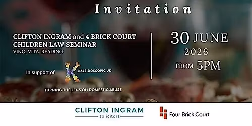 Clifton Ingram and 4 Four Brick Court Chambers Children Law Seminar